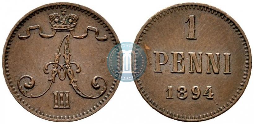 Picture 1 penni 1894 year  