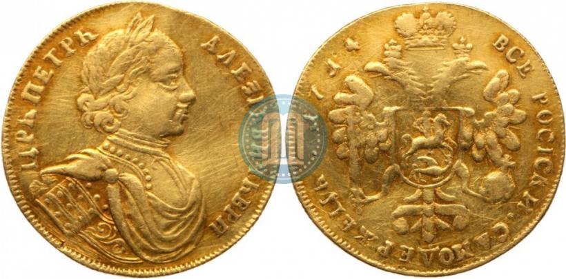 Picture 2 ducats 1714 year  