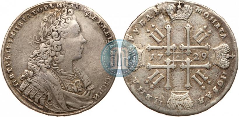 Picture 1 rouble 1729 year  "Type of 1728"
