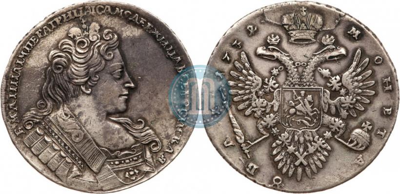 Фото 1 рубль 1732 года  