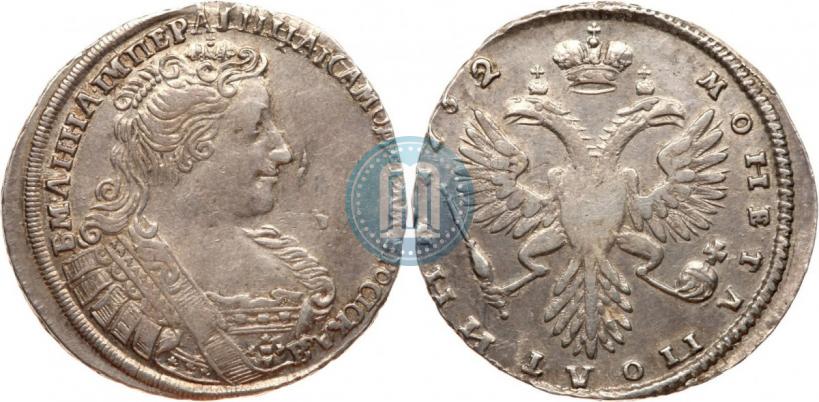 Фото Полтина 1732 года  