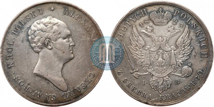 Picture 10 złotych 1823 year IB 