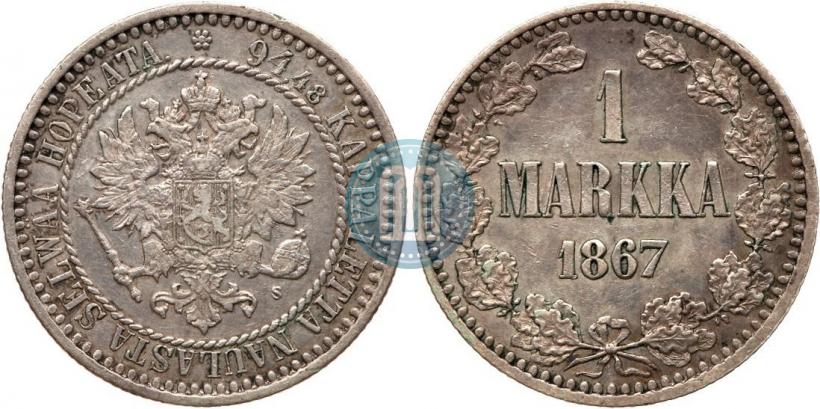 Фото 1 марка 1867 года S 