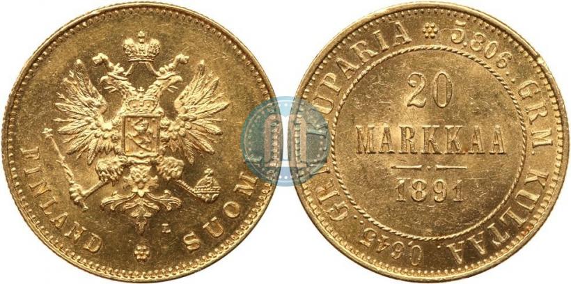 Фото 20 марок 1891 года L 