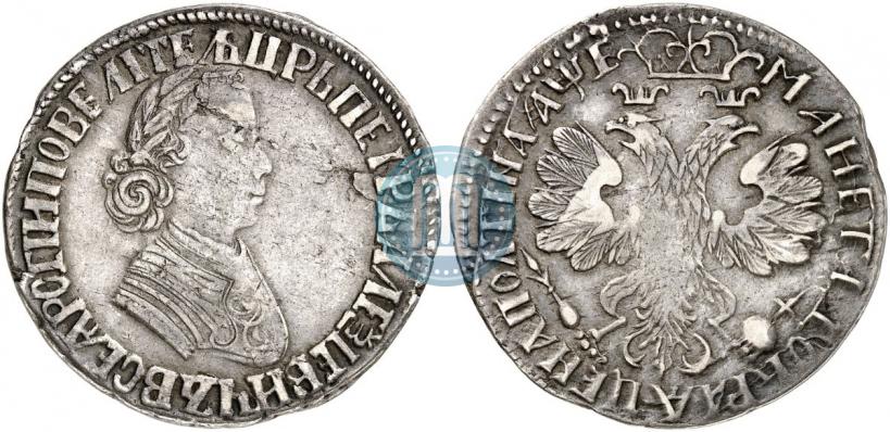 Picture Poltina 1705 year  "Portrait by F. Alekseev"