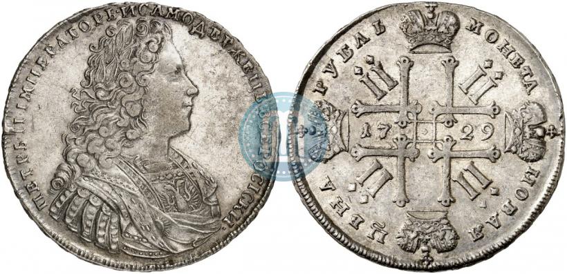 Picture 1 rouble 1729 year  "Type of 1728"