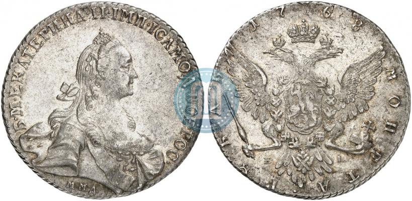 Picture 1 rouble 1768 year ММД-EI 