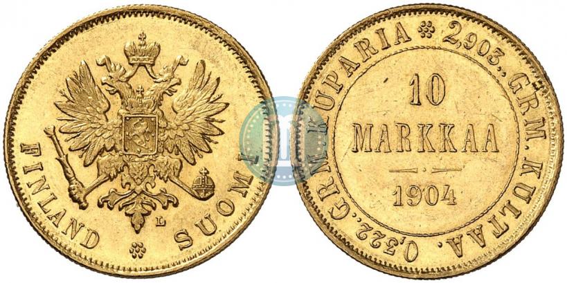Picture 10 markkaa 1904 year L 