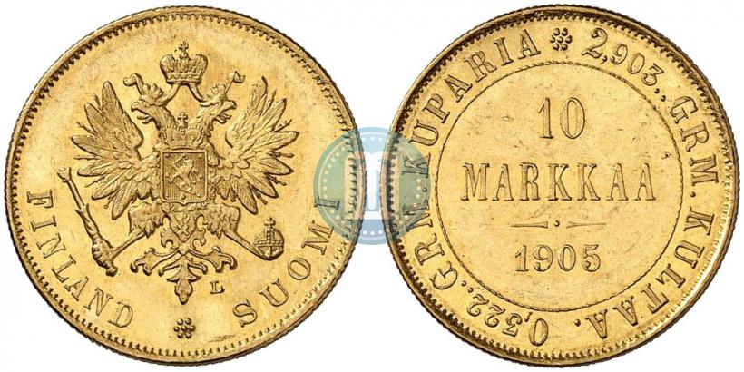 Picture 10 markkaa 1905 year L 