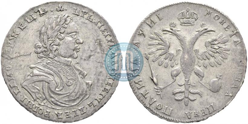 Фото Полтина 1718 года L 