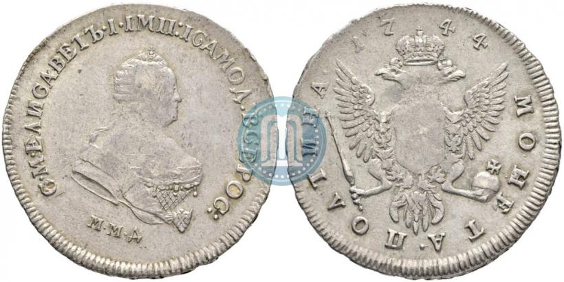 Picture Poltina 1744 year ММД 