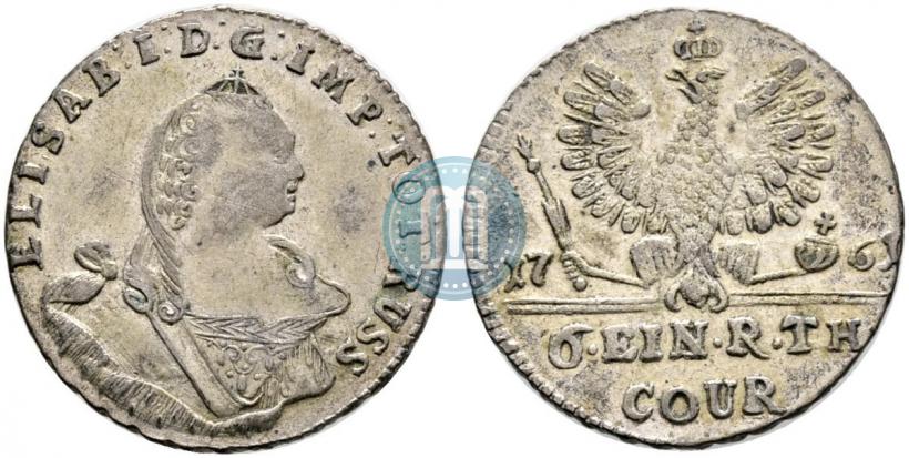 Picture 1/6 Thaler 1761 year  