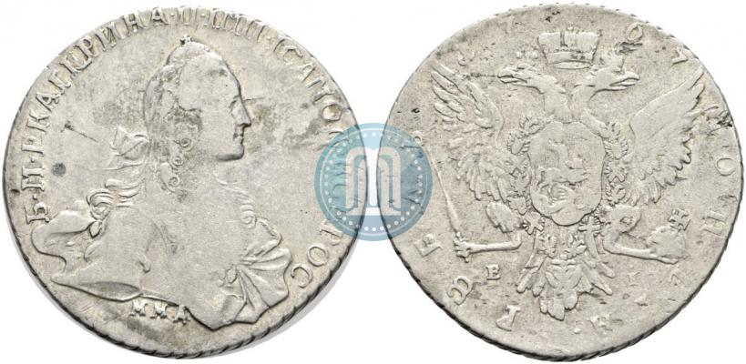 Picture 1 rouble 1767 year ММД-EI 