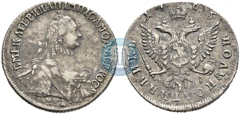 Фото Полуполтинник 1765 года ММД-EI-Т.I. 