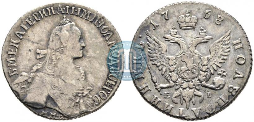 Фото Полуполтинник 1768 года ММД-EI 