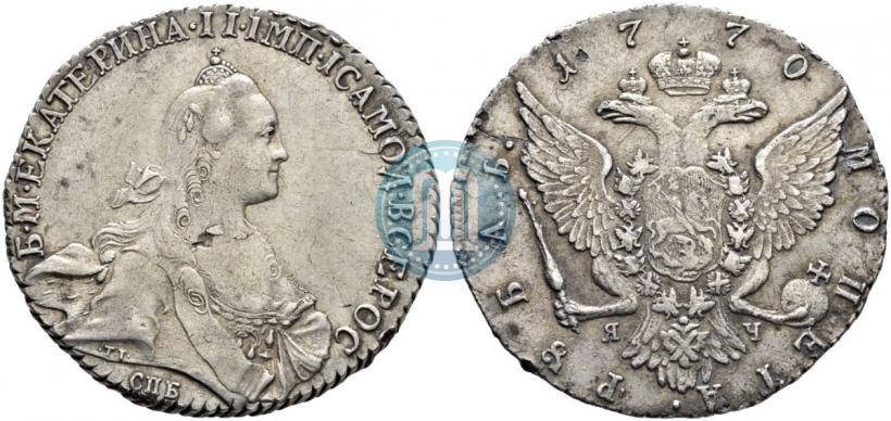 Picture 1 rouble 1770 year СПБ-ЯЧ 