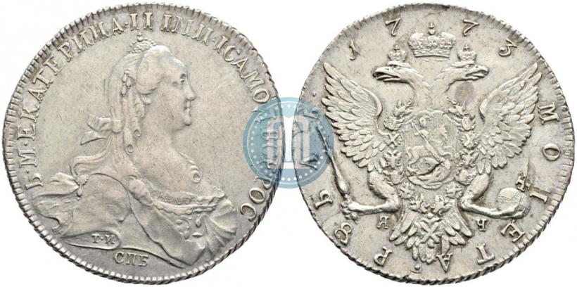 Picture 1 rouble 1773 year СПБ-ЯЧ-Т.И. 
