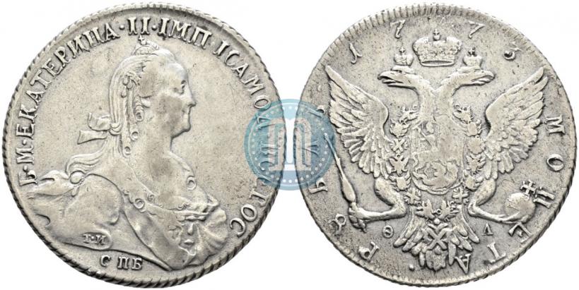 Picture 1 rouble 1773 year СПБ-ФЛ 
