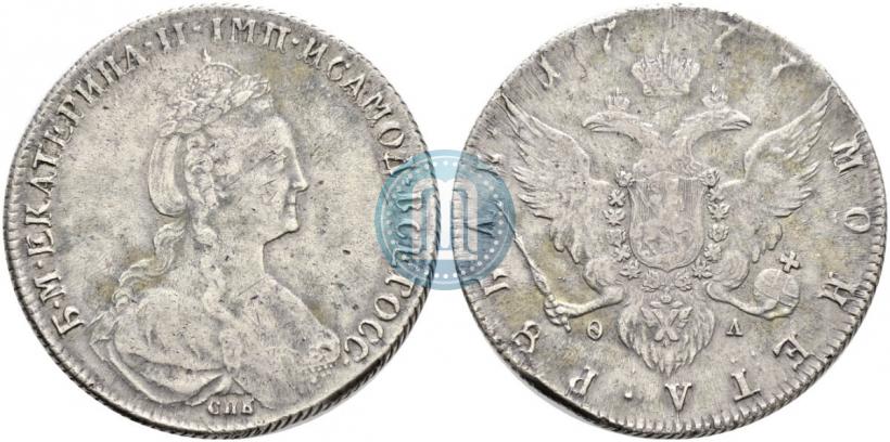 Picture 1 rouble 1777 year СПБ-ФЛ 
