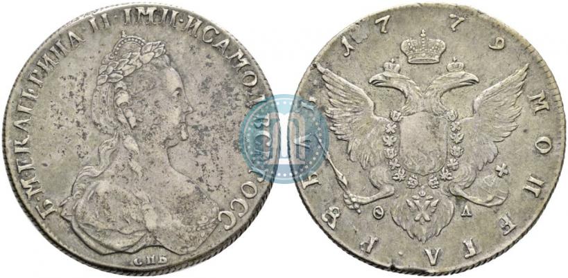 Picture 1 rouble 1779 year СПБ-ФЛ 