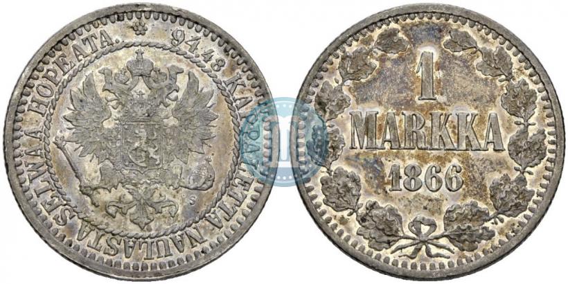 Фото 1 марка 1866 года S 