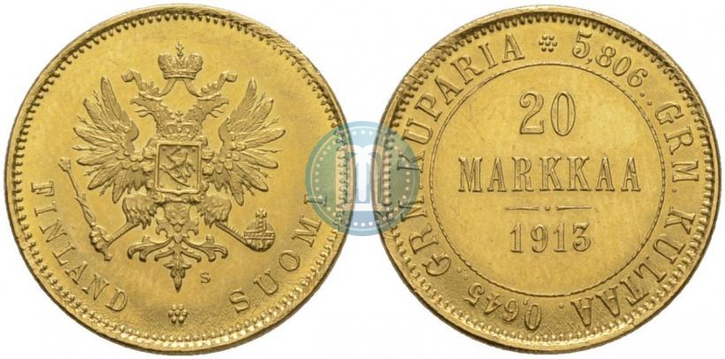 Picture 20 markkaa 1913 year S 