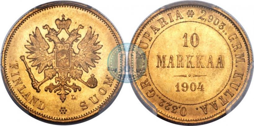 Picture 10 markkaa 1904 year L 