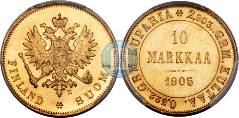 Picture 10 markkaa 1905 year L 