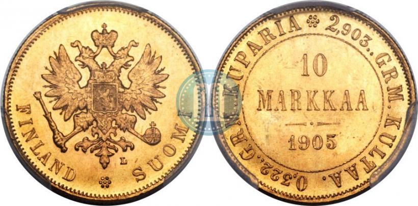 Picture 10 markkaa 1905 year L 