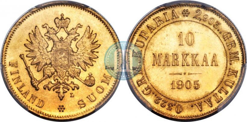 Picture 10 markkaa 1905 year L 