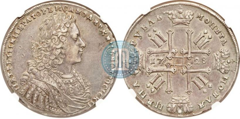 Фото 1 рубль 1728 года  "Тип 1728"