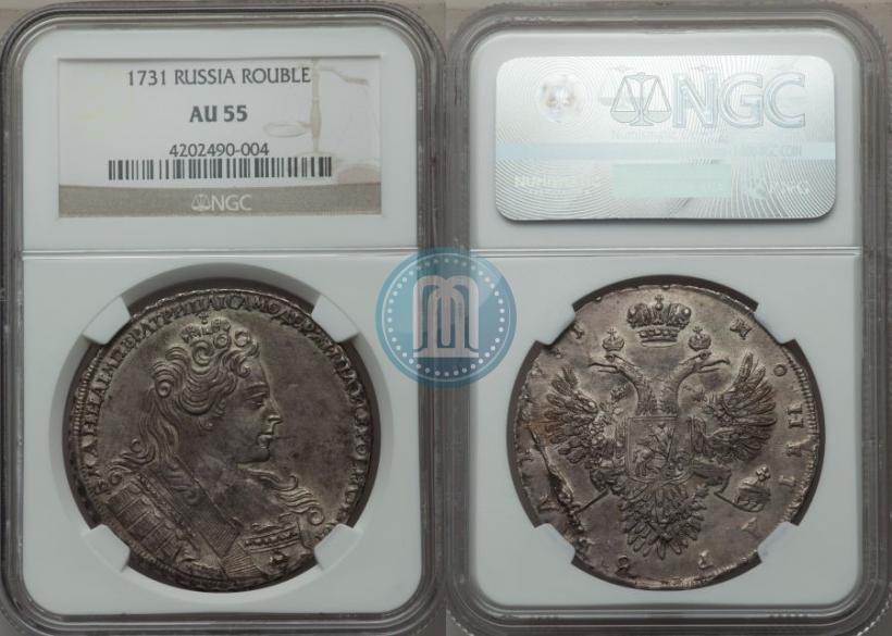 Picture 1 rouble 1731 year  