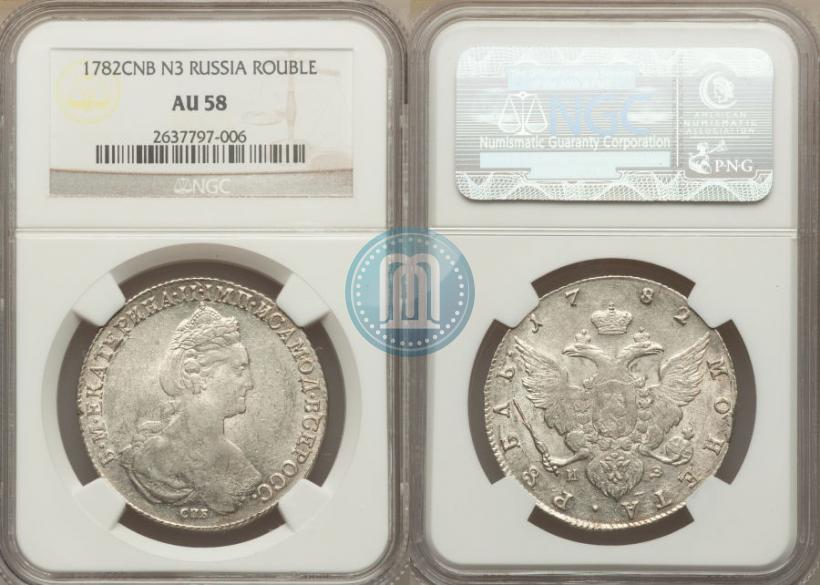 Picture 1 rouble 1782 year СПБ-ИЗ 
