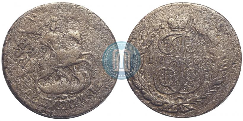 Фото 2 копейки 1767 года СПМ 