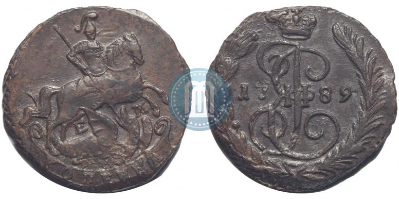 Фото 1 копейка 1789 года ЕМ 