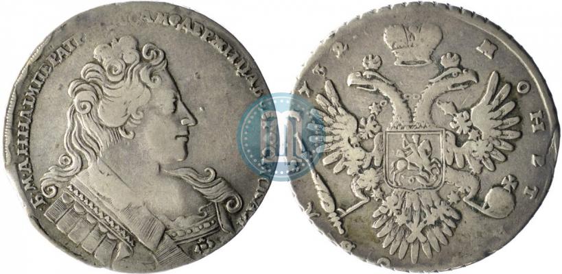 Picture 1 rouble 1732 year  