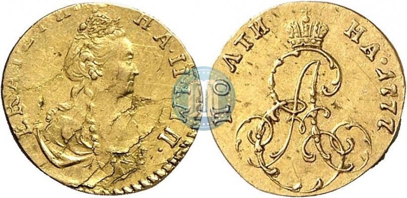 Фото Полтина 1777 года  