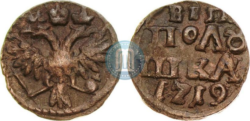 Фото Полушка 1719 года  