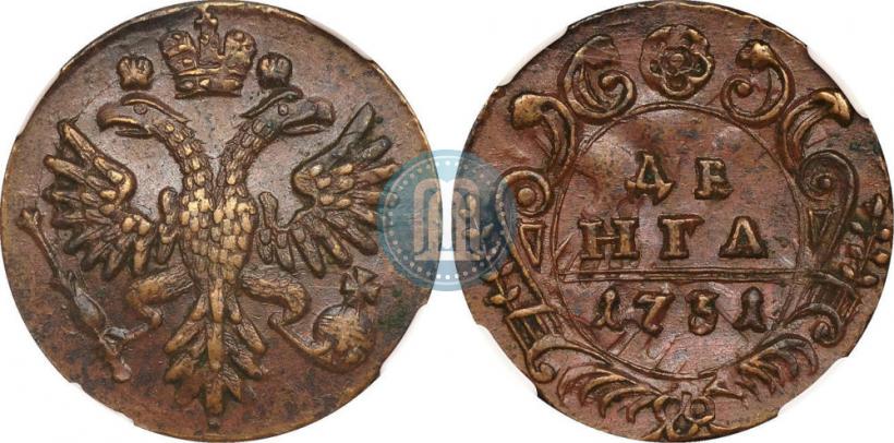 Фото Денга 1731 года  