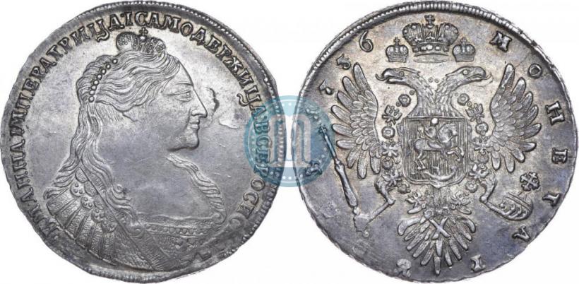 Picture 1 rouble 1736 year  "Type of 1735"