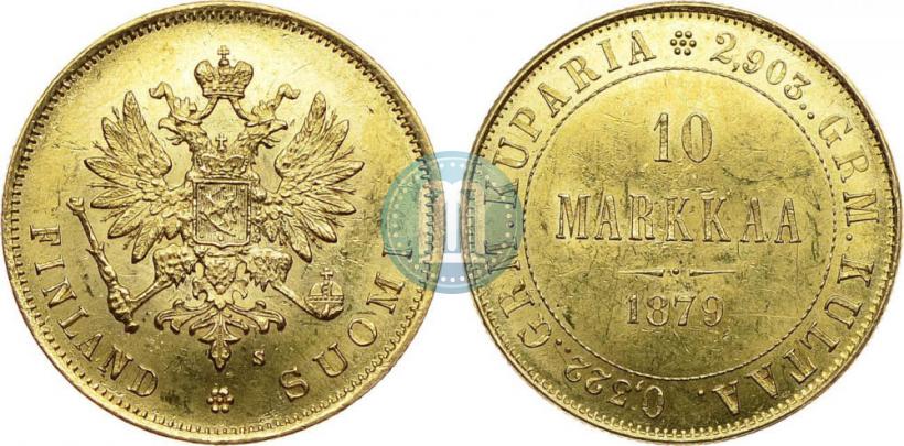 Picture 10 markkaa 1879 year S 