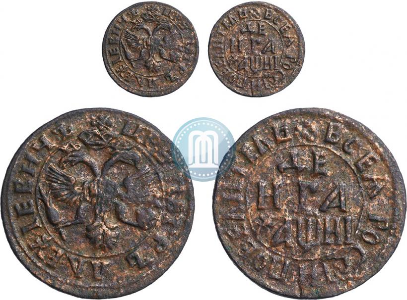 Фото Денга 1718 года  