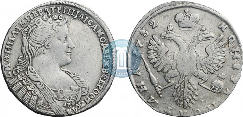 Фото Полтина 1732 года  
