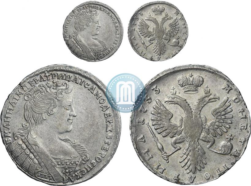 Picture Poltina 1733 year  