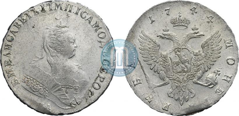 Picture 1 rouble 1744 year ММД 