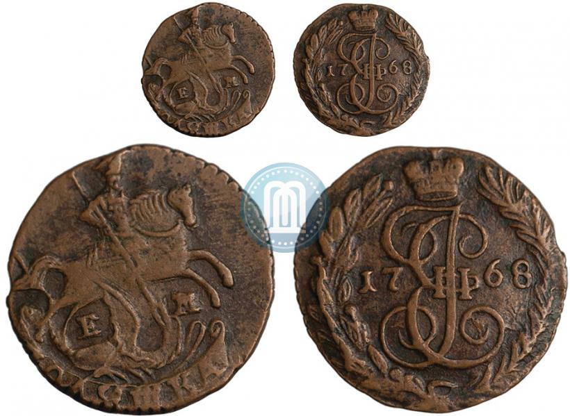 Фото Полушка 1768 года ЕМ 