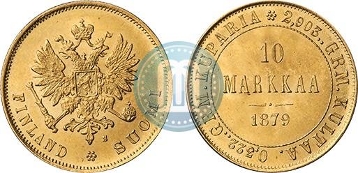 Picture 10 markkaa 1879 year S 