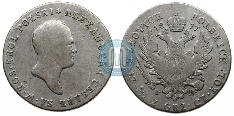 Picture 5 złotych 1817 year IB 