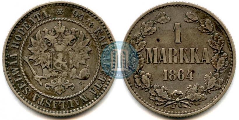 Фото 1 марка 1864 года S 