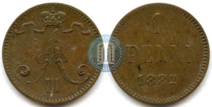 Picture 1 penni 1882 year  